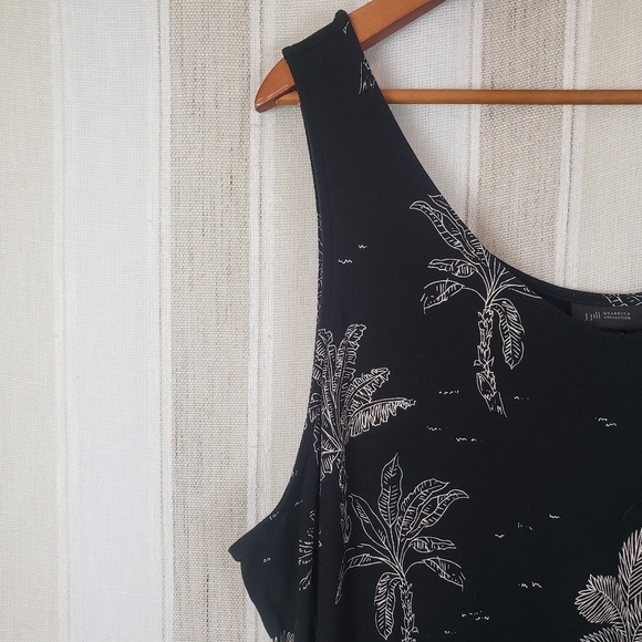 J. Jill Wearever Collection Sleeveless Midi Maxi Dress Black Size Extra Large - Picture 2 of 10